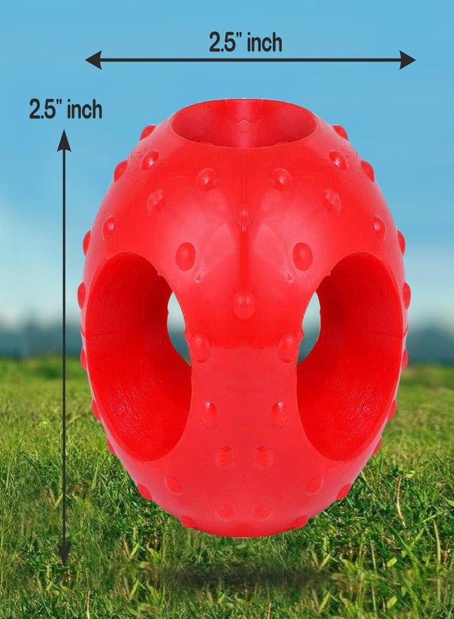 Drools Non-Toxic Rubber Toy for Dogs, Hole Ball (Medium) 7.6 cm Pack | Non Destructive Chewing | Enhance Dental Health | High Durability | Helps in Weight Management - Image 4